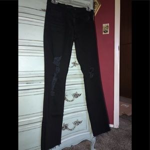 J Brand black low rise pencil